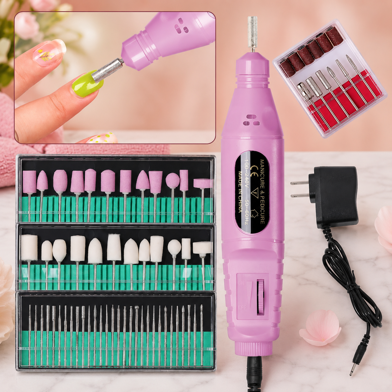 6-in-1 Electric Nail Drill Kit