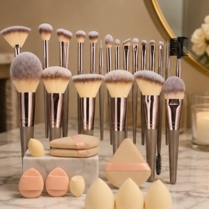 Professional Makeup Brush Set (3–20 Pieces)